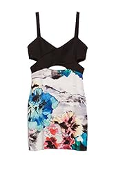 Cutout Floral Print 2014 Bodycon Dress/Evening Dress 