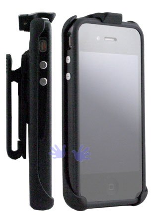 IGg Bumper Holster Case with Top Clip For iPhone 4 and 4s (Designed to fit iPhone 4 with Apple Bumper case. Fits Both ATT & Verizon) (Package Include a HandHelditems Sketch Stylus Pen)-Handhelditems