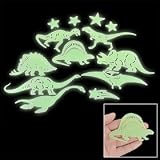 13 PCS Glow In The Dark Star Dinosaur Fluorescent Stickers