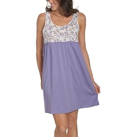 Nautica Women's Queen'S Blossom Jersey Knit Tank Chemise