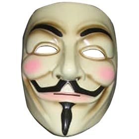 V for Vendetta Mask - Adult Fancy Dress