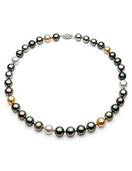 PremiumPearl 9-10mm Multicolor Tahitian and South Sea Pearl Necklace AAA Quality