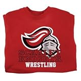 J. America Rutgers Scarlet Knights Wrestling Basic Red Tee