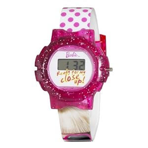Kids' 3500018 Character Barbie Pink Glitter Digital Watch Kids' 3500018 Character Barbie Pink Glitter Digital Watch