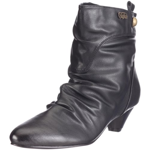 Buffalo Girl 103072 236121A WH 2928 BLACK585, Damen Stiefel
