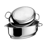 Berndes 063960 Edelstahlbräter oval 36x24 cm