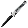 M-Tech Folding Knife Stiletto Pocket Pearl Gray