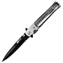 M-Tech Folding Knife Stiletto Pocket Pearl Gray
