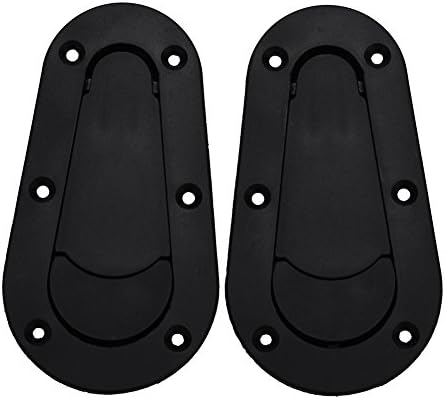 Universal Car /Racing Not lockable Kit Black Flush Hood Latch Mount Bonnet