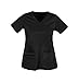 G Med Women's Y-Neck Scrub Top and Pant 2 PC Fashion Sets