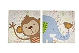 NoJo Congo Bongo Wall Decor Canvas - 2pk by NoJo [並行輸入品]