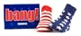 Trumpette Forth Of July Socks, Blue/Red, 0-12 Months