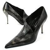 Donald J Pliner -- *Chad 8976 Blk/Blk Antique Metallic Patent/Antique Metallic -- Women's