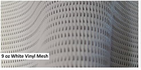 197" x 55 yards (165') 9 Oz. Vinyl Mesh Print Media for Banners