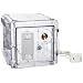 Bel-Art Scienceware 420721100 Clear Secador 2.0 Auto-Desiccator Cabinet with 2 Shelves, 100V, 13.4" Width x 12.4" Height x 16.3" Depth