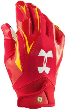 Under Armour Men's Alter Ego F4 Football Gloves Small Red