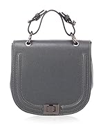 Lisa Minardi Bolso asa de mano (Gris Oscuro)
