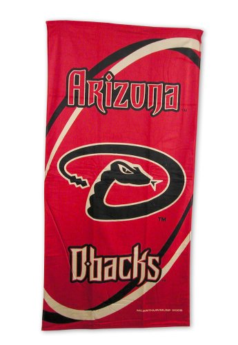 Arizona Diamondbacks Fiber Reactive Pool/Beach/Bath Towel (Team Color)
