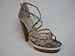 JIMMY CHOO Zena Natrl Snake Strappy Sandal 41