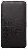 Metropolitan DESIGNER WALLET Hard Case (Black Patent Alligator)
