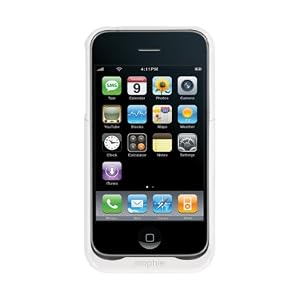 mophie juice pack air case and rechargeable battery for iPhone 3G, 3G S (White)