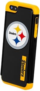 Forever Collectibles Pittsburgh Steelers Rugged Dual Hybrid Apple iPhone 5 & 5S Case