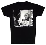 American Classics Men's Sanford And Son You A Dirty Old Man T-Shirt,Coal,1x