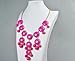 Rosy Bubble Necklace, Rosy Red Color Necklace, Statement Necklace (Fn0508-Rosy)