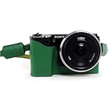 ソニー デジタル一眼α NEX-5用速写ケース（ストラップ付）グリーン