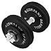 Guss Kurzhantel-Set 25Kg (1 x Kurzhantelstange 35cm, 2x1,25 und 4x5Kg Hantelscheiben) Hantelset Hanteln Gewichte