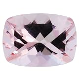 Morganite 16x12 MM Cushion: 9.18 Carats from the mines of Madagascar - Cushion Cut- FREE Shipping, FREE Beautiful Gemstone Box, FREE Gemstone Information card by GIA Gemologist Michael Valitutti