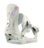 Morrow Wildflower Snowboard Bindings White/Maroon