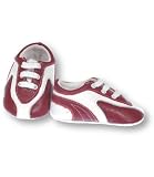 Baby Chick Red and White Racing Stripe Trainers, Soft shoes, Babies, 6-12 weeks