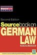 Sourcebook On German Law