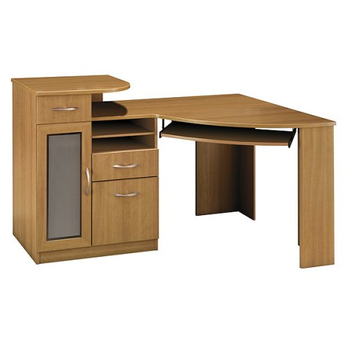 Light Dragonwood Corner Desk