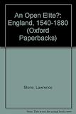 An open elite? : England 1540-1880