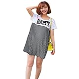 SALICO マタニティウェア 　ワンピース レディース 授乳口付き [服を 着たまま 簡単に 授乳]　授乳服 ワンピース (Ｌ)