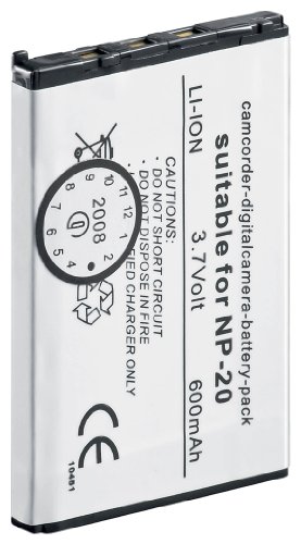 Tecxus Ersatzakku f&uuml;r Casio NP-20 (600mAh) Preisvergleich