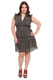 Torrid Plus Size Plaid Lace Inset Dress
