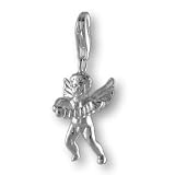 MELINA Charms Pendentif Ange avec Accord�on Argent 925