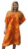 Flasy Looking Self Print Kaftan Plus Size Lounging Tunic Cover Up XMas Christmas Gift
