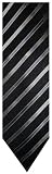 Men's Sean John Necktie Neck Tie Black, Charcoal and Silver