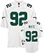 Reggie White Reebok NFL White Premier 1990 Throwback Philadelphia Eagles Jersey