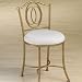 Emerson Vanity Stool in Golden Bronze