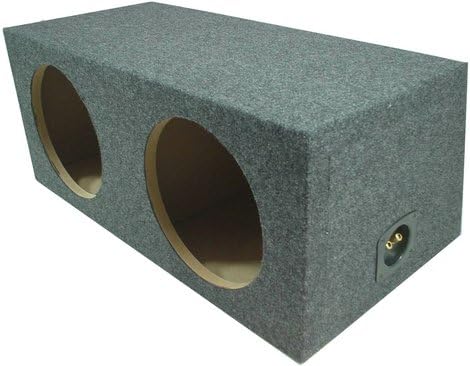 Dual 12" Rearfire Sealed Universal Fit Sub Box Enclosure