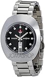 IMAGE OF Rado Quartz, Silver Steel Band Black Dial - Men's Watch R12408614