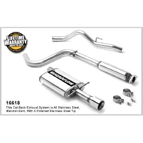 MagnaFlow 16618 Stainless Steel Cat Back Exhaust System 2005 - 2009 Chevrolet Cobalt / 2007 - 2009 Pontiac G5