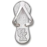 Univ Of Kentucky Uk Flip Flop 1 Pendant (Silver)