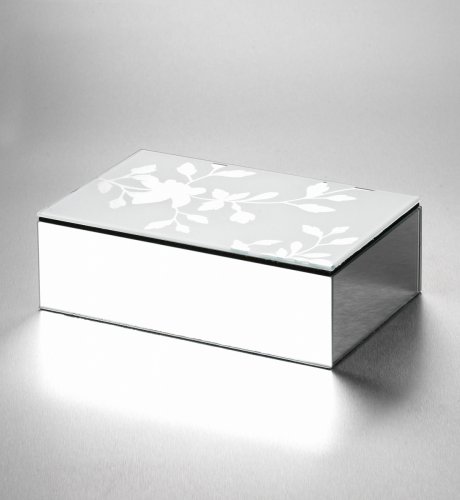 Autograph Mirrored Davina Floral Medium Jewellery Box
