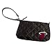 Miami Heat Quilted Wristlet, Black